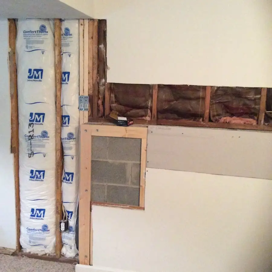 Wall insulation replacement during Odor Removal & Deodorization in Ocala